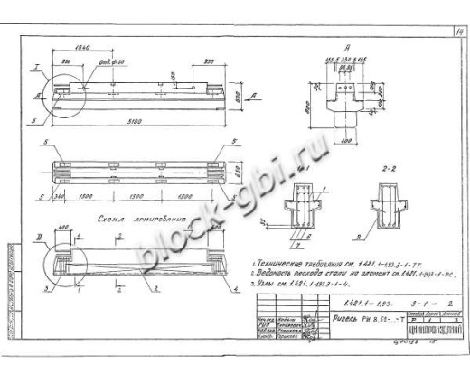 Ригель РЖ 8.52-5-Т Ригель РЖ 8.52-5-Т