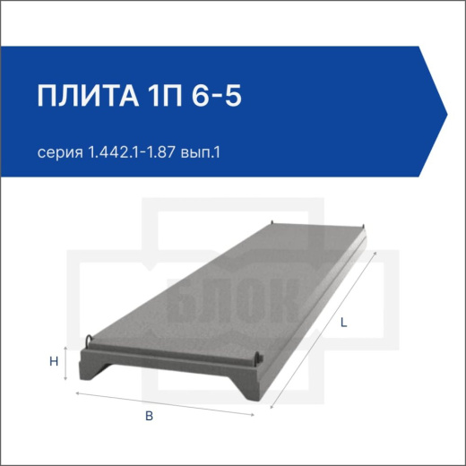 Плита 1П 6-5 Плита 1П 6-5
