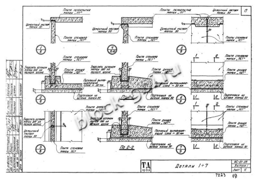 Плита днища тоннелей ПДТ 8
