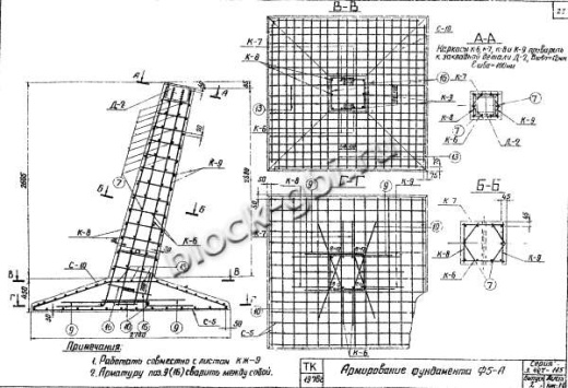 Фундамент Ф5-А