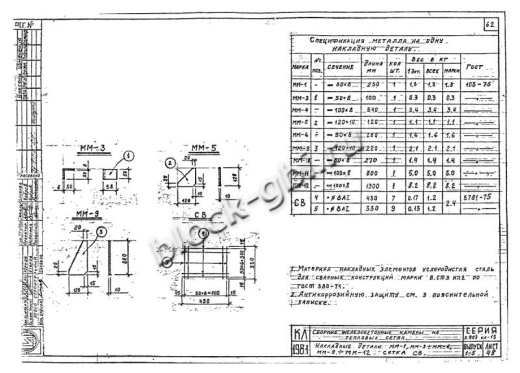 Камера тепловая футерованная ТК 2.6-2.6-2-фут