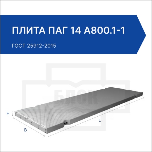 Плита ПАГ 14 А800.1-1