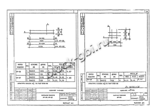 Диафрагма жесткости 1ДП 56.33 Диафрагма жесткости 1ДП 56.33