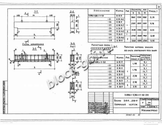 Балка коллекторов Б 21-9 Балка коллекторов Б 21-9