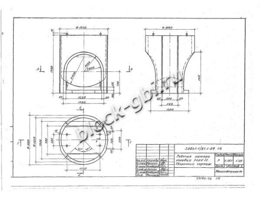 Рабочая камера колодца РКЛК15
