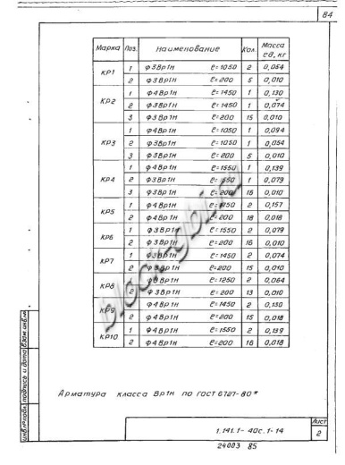 Плита 1ПК 47.10-8