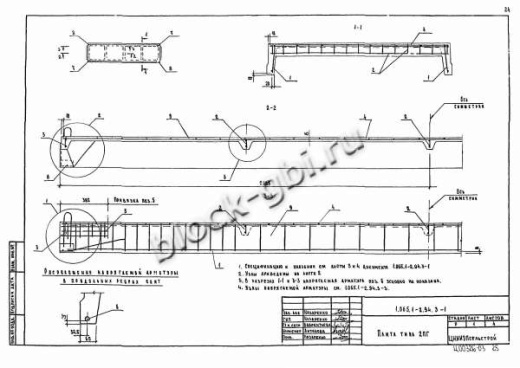 Плита 2ПГ 6-6 Плита 2ПГ 6-6
