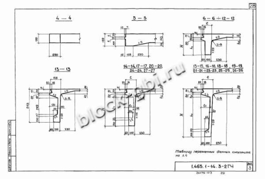 Плита-оболочка 2КЖС 18В-7