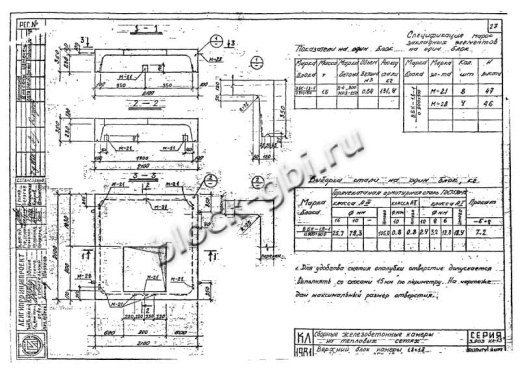 Верхний блок камеры футерованный ВБК 1.8-1-фут 900х900