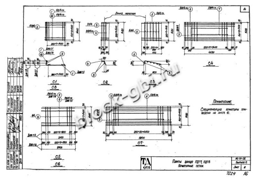 Плита днища тоннелей ПДТ 8