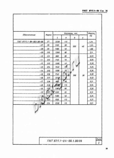 Лестничная ступень ЛСС 24-Л-1