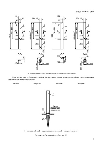 Столбик сигнальный С-1