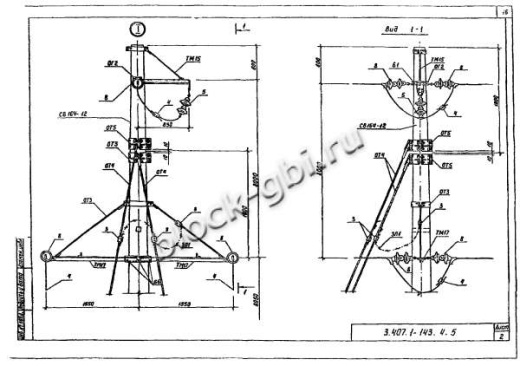 Концевая опора К16,4-1