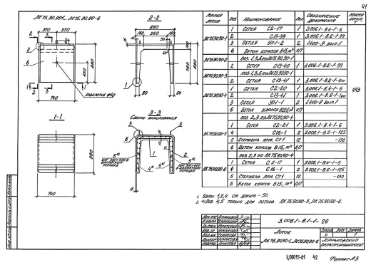 Лоток ЛК 75.90.90-6