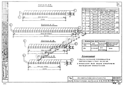 Диафрагма жесткости ВЦ-26-23