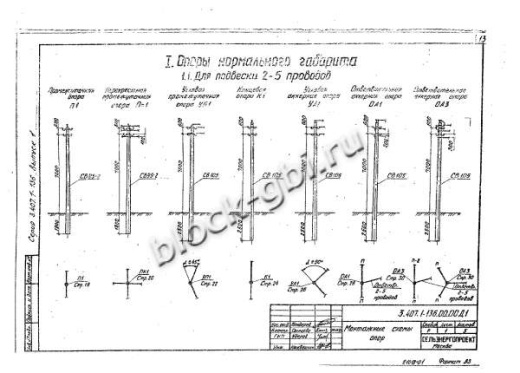 Переходная концевая опора ПК2 Переходная концевая опора ПК2