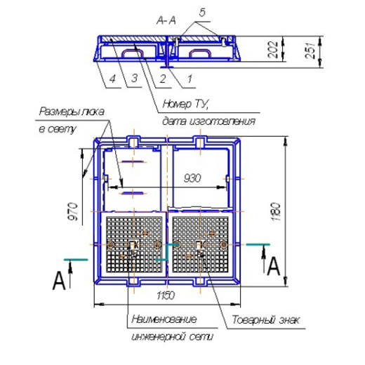Люк ЛКЗ (1000х1000) Люк ЛКЗ (1000х1000)