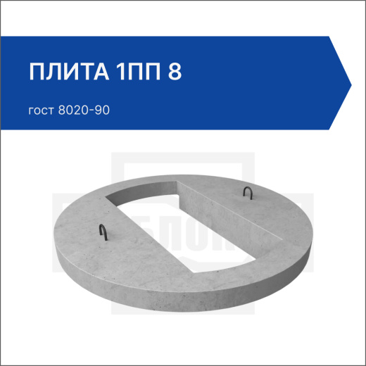 Плита 1ПП 8
